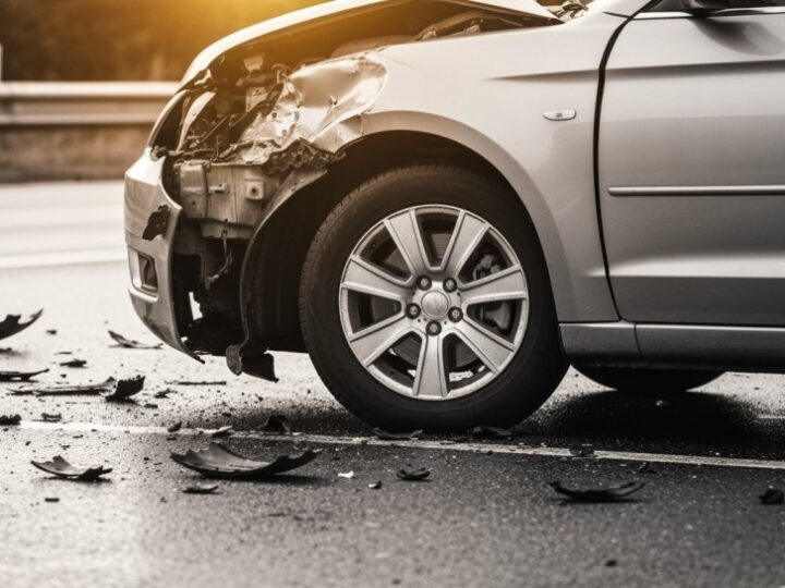 Wypadek na A1 w pobliżu Łęgu: jedna osoba ranna, ruch z utrudnieniami