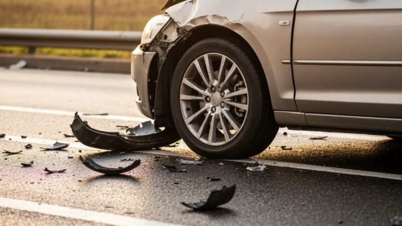 Tragiczny wypadek w Ślęzanach: Nie żyje 44-letni kierowca renault
