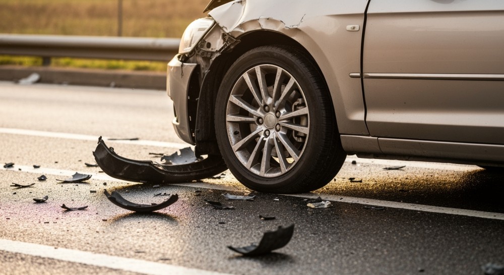 Tragiczny wypadek w Ślęzanach: Nie żyje 44-letni kierowca renault