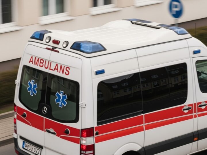 Dzielnicowi z Koniecpola uratowali 61-latka z płonącego budynku