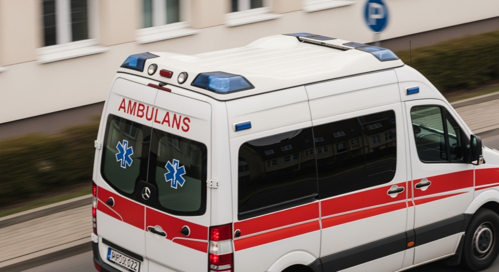 Dzielnicowi z Koniecpola uratowali 61-latka z płonącego budynku