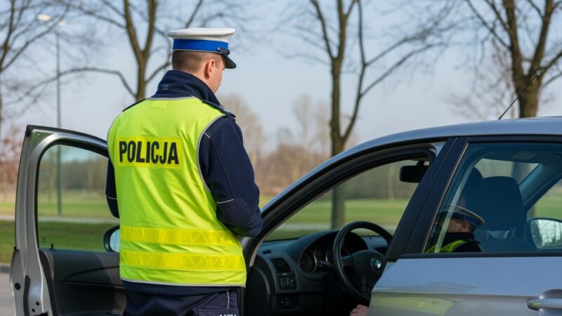 Narkotykowy kierowca z dzieckiem w aucie: dramatyczna interwencja policji w Częstochowie