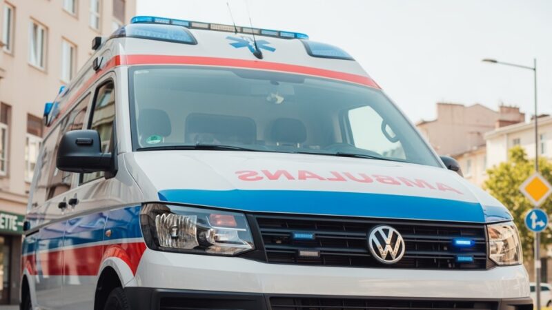 Ewakuacja po wybuchu gazu w Rzerzęczycach