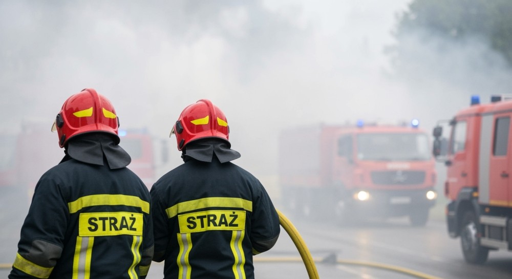 Strażacy z Gminy Poczesna bohaterami akcji gaśniczej w Sobuczynie
