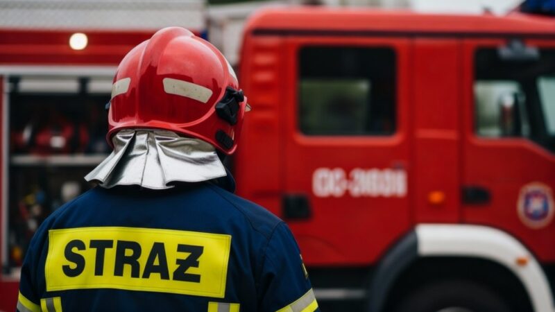 Ćwiczenia strażackie w Częstochowie: nowoczesne metody zaopatrzenia wodnego