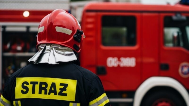 Nowy samochód ratowniczy w Koniecpolu: Volvo F12 w służbie lokalnej społeczności